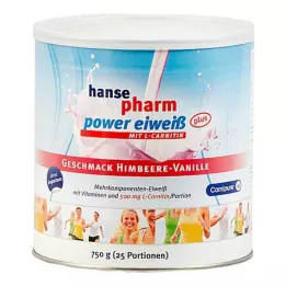 HANSEPHARM Power Protein plus Frambuesa-Vainilla Plv., 750 g