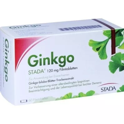 GINKGO STADA 120 mg comprimidos recubiertos con película, 60 uds