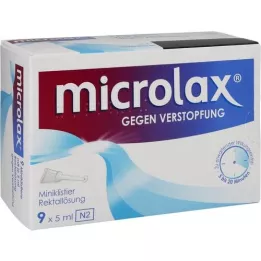 MICROLAX Enemas rectales de solución, 9X5 ml