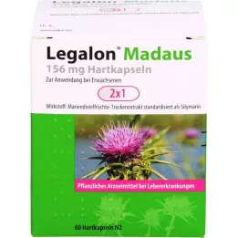 LEGALON Madaus 156 mg cápsulas duras, 60 uds