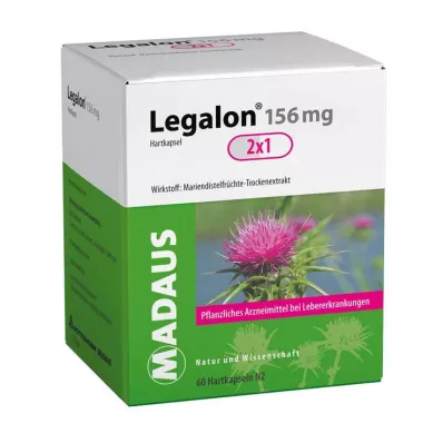 Legalon Madaus 156 mg cápsulas duras, 60 piezas Legalon Madaus 156 mg cápsulas duras, 60 piezas