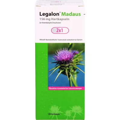 LEGALON Madaus 156 mg cápsulas duras, 120 uds