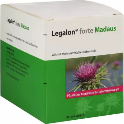 LEGALON forte Madaus cápsulas duras, 100 uds