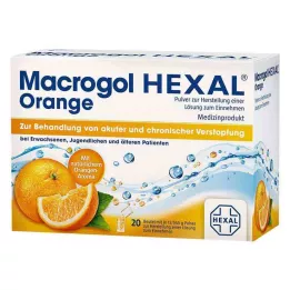 MACROGOL HEXAL Plv.z.Her.e.Ls.z.Einn.Btl. naranja, 20 uds