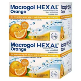 MACROGOL HEXAL Plv.z.Her.e.Ls.z.Einn.Btl. naranja, 100 uds