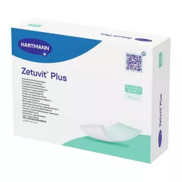 ZETUVIT Compresa absorbente Plus extra fuerte, estéril 15x20 cm, 10 uds