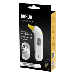 BRAUN THERMOSCAN 3 Termómetros de oído por infrarrojos, 1 ud