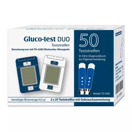 GLUCO TEST DUO Tiras reactivas, 50 uds