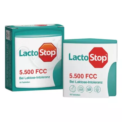 Lactostop 5.500 comprimidos FCC Dispensador Click, 50 comprimidos