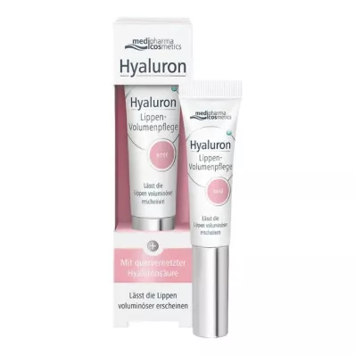 Bálsamo hialurónico para el cuidado del volumen de los labios rosado, 7 ml