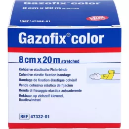 GAZOFIX color Vendaje de fijación cohesivo 8 cmx20 m amarillo, 1 ud