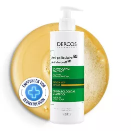 VICHY DERCOS Champú anticaspa cuero cabelludo seco, 390 ml