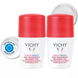 VICHY DEO Roll-on Stress Resist 72h, 2X50 ml