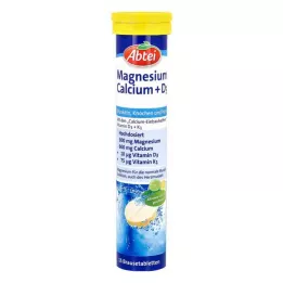 ABTEI Magnesio Calcio+D3 Comprimidos efervescentes, 15 uds