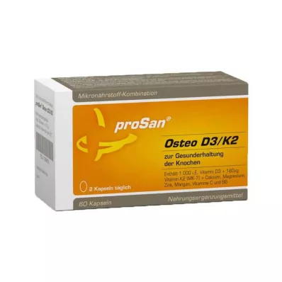 PROSAN Osteo D3/K2 cápsulas blandas, 60 uds