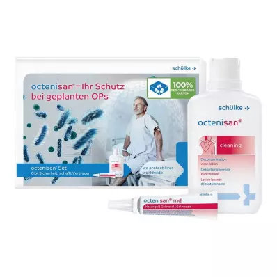 Set de loción de lavado Octenisan + gel nasal, 1 ud