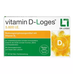 VITAMIN D-LOGES 5.600 I.E. Wo.Depot Chewabl.Fam.Pa, 60 uds