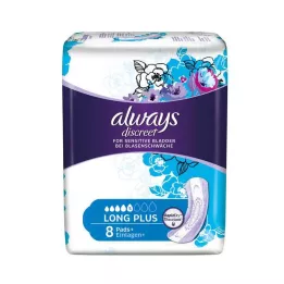 ALWAYS inserto discreto para incontinencia long plus, 8 uds