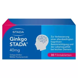Ginkgo STADA® 40 mg comprimidos recubiertos con película, 30 piezas