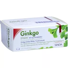 GINKGO STADA 40 mg comprimidos recubiertos con película, 120 uds