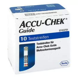 ACCU-CHEK Tiras reactivas guía, 1X10 uds