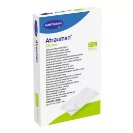 Atrauman Compresas estériles de silicona de 5x7 cm, 10 piezas