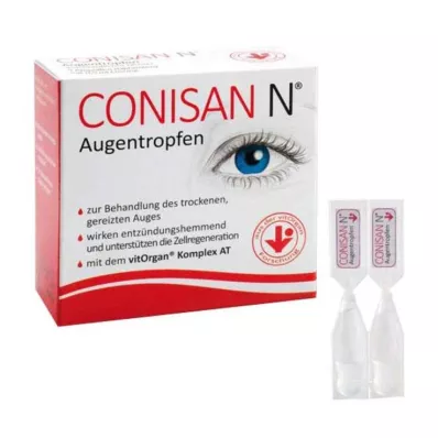 Gotas para los ojos de Conisan N, 20x0,5 ml Gotas para los ojos de Conisan N, 20x0,5 ml