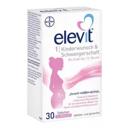 ELEVIT 1 Deseo para niños & Comprimidos para embarazadas, 30 uds