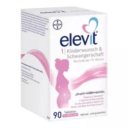 ELEVIT 1 Deseo para niños & Comprimidos para embarazadas, 90 uds