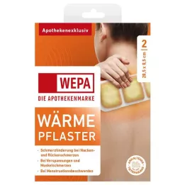 WÄRMEPFLASTER Cuello/espalda 8,5x28,5 cm WEPA, 2 uds