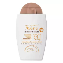 AVENE Fluido solar mineral SPF 50+ con color, 40 ml