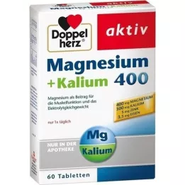 DOPPELHERZ Comprimidos de magnesio+potasio, 60 uds