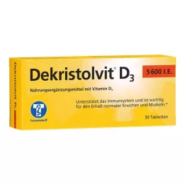DEKRISTOLVIT D3 5.600 comprimidos I.U., 30 uds