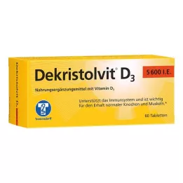 DEKRISTOLVIT D3 5.600 U.I. comprimidos, 60 uds
