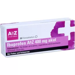 IBUPROFEN AbZ 400 mg comprimidos recubiertos agudos, 20 uds