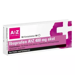 IBUPROFEN AbZ 400 mg comprimidos recubiertos agudos, 10 uds