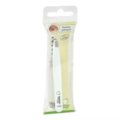 MÖRSER Pinzas Topinox inoxidables curvadas blancas 125E, 1 ud