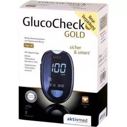 GLUCOCHECK GOLD Medidor de glucosa en sangre mg/dl, 1 ud