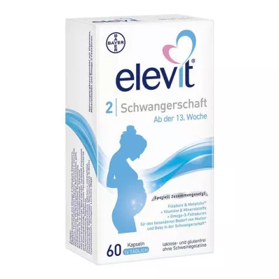 Elevit 2 cápsulas blandas de embarazo, 60 piezas