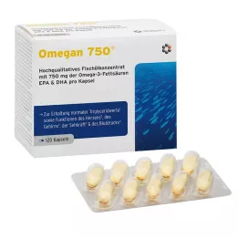 OMEGAN 750 cápsulas blandas, 120 unidades