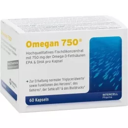 OMEGAN 750 cápsulas blandas, 60 unidades