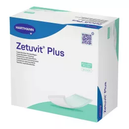 ZETUVIT Compresa absorbente Plus extra fuerte, estéril 20x40 cm, 10 uds