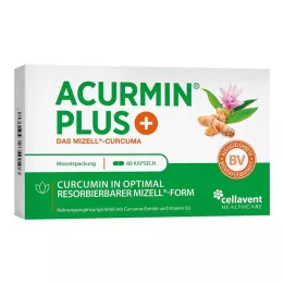 ACURMIN Plus Das Micell-Curcuma Cápsulas Blandas, 60 unid