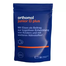 ORTHOMOL Junior Omega plus pastillas masticables, 90 uds