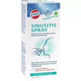 EMSER Spray para la sinusitis con aceite de eucalipto, 15 ml