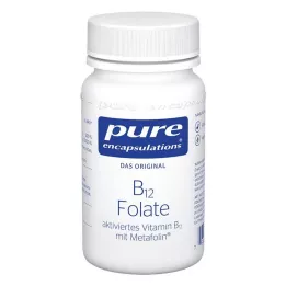 PURE ENCAPSULATIONS Cápsulas de folato B12, 90 cápsulas
