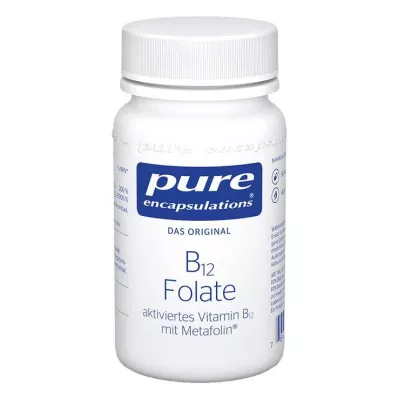 PURE ENCAPSULATIONS Cápsulas de folato B12, 90 cápsulas