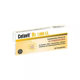 CEFAVIT D3 7.000 U.I. comprimidos recubiertos con película, 20 uds
