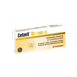 CEFAVIT D3 7.000 U.I. comprimidos recubiertos con película, 60 uds
