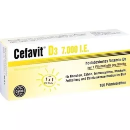 CEFAVIT D3 7.000 U.I. comprimidos recubiertos con película, 100 uds